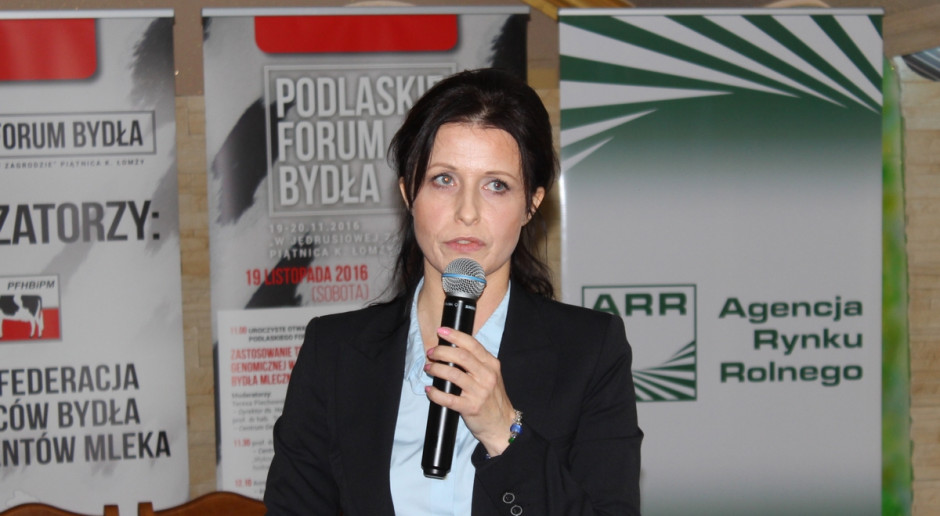 Dr Ewa Kołoszycz z Zachodniopomorskiego Uniwersytetu Technologicznego w Bydgoszczy, fot.Ł.Ch. W 2015 roku spadły koszty produkcji mleka