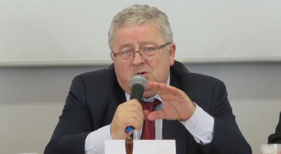 Czesław Siekierski podczas spotkania z członkami Agrobiznes Klub i KZSM; fot. MP Siekierski: Dopłaty będą wyrównane, tylko w dół