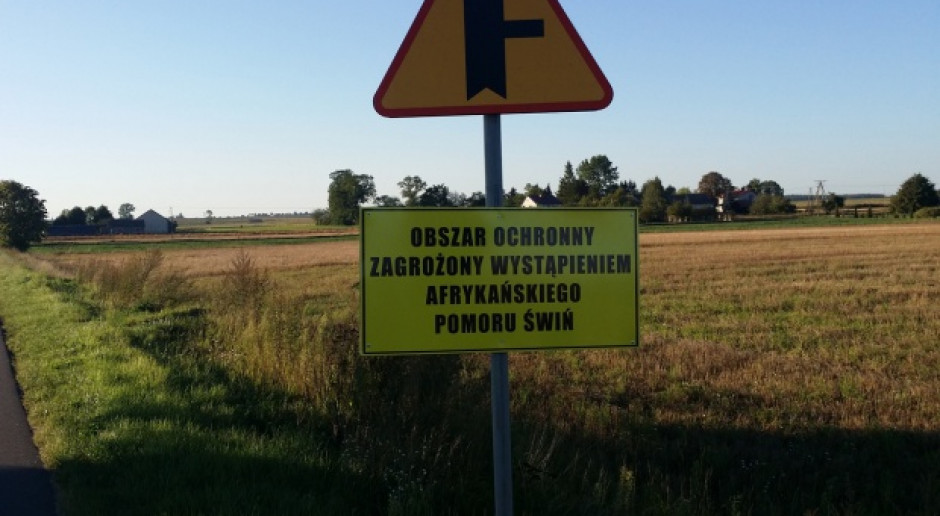 Czerwona strefa obowiązuje w południowej części gminy Platerów Fot. K. Hołownia Skąd „czerwona strefa” w gminie Platerów?