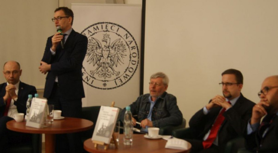 Podczas wczorajszej dyskusji o Solidarności RI w IPN.; fot. IPN Rolnicza Solidarność 36 lat od rejestracji