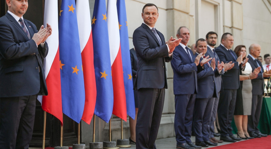 W ogrodach Pałacu Prezydenckiego Andrzej Duda wziął udział w uroczystej Gali AgroLigi 2016, fot. Krzysztof Sitkowski/KPRP/prezydent.pl Duda: Eksport polskiej żywności notuje rekordowe wartości