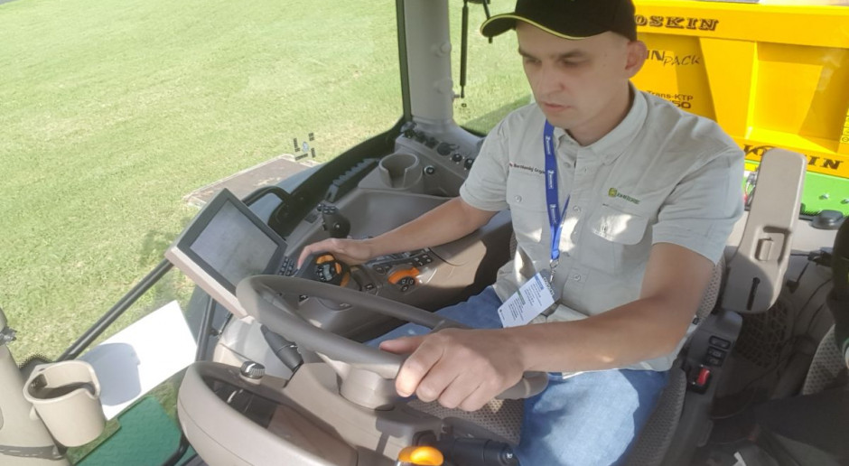 Bartłomiej Grzybek uplasował się poza podium, ale przywozi ze sobą wiele cennego doświadczenia, fot. John Deere John Deere wyłonił mistrza kierownicy