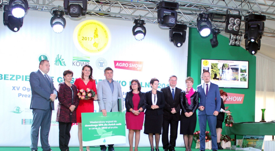 Promowanie bezpiecznej pracy w gospodarstwie rolnym to priorytet działań KRUS i PSOR, Fot. PSOR PSOR i KRUS nagrodzili bezpieczne gospodarstwa