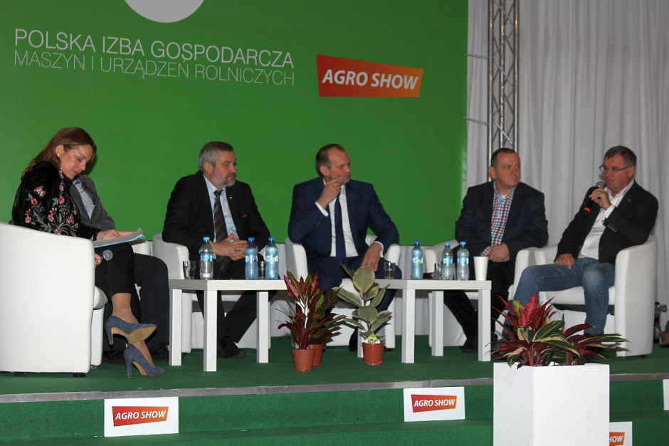 Debata nt. wykorzystania środków z PROW na modernizację gospodarstw odbyła się 23 wrzesnia br., w trakcie wystawy Agro Show w Bednarach