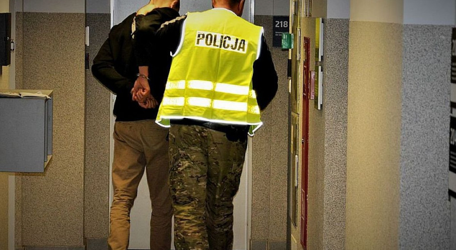 Wszyscy trzej zatrzymani trafili do aresztu; Fot. Policja Odzyskano traktor skradziony pod Łodzią