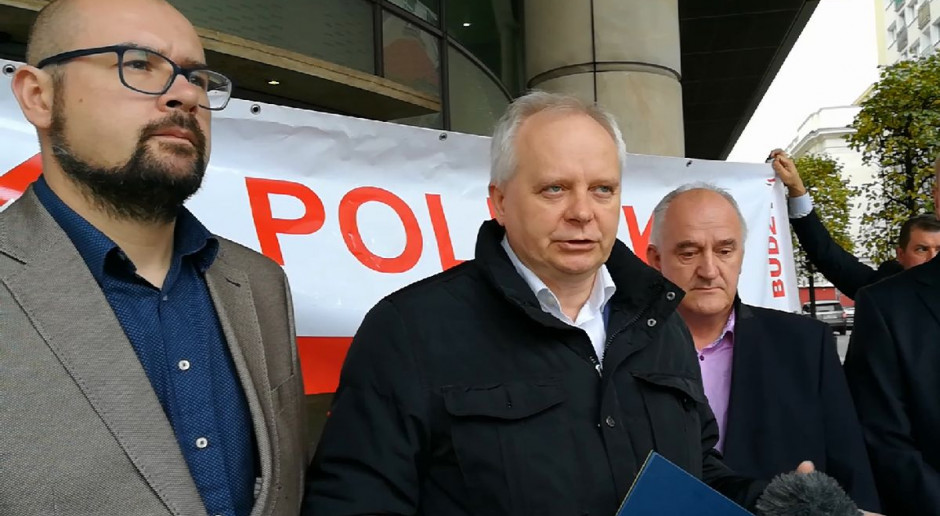 fot. Ł. Głuchowski Protest ws. obecności wołowiny w rozmowach UE-Mercosur - wideo