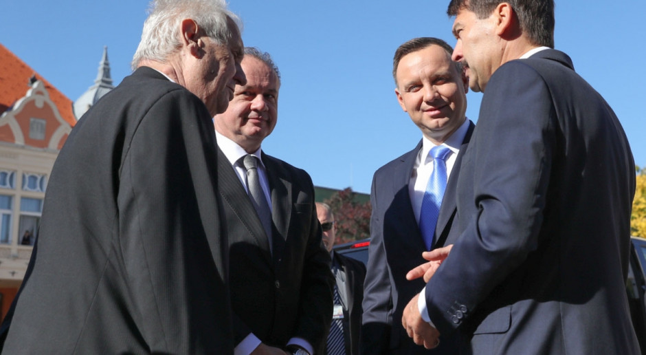 Obok prezydenta Andrzeja Dudy w dwudniowym szczycie uczestniczyli prezydenci: Węgier János Áder, Czech Miloš Zeman oraz Słowacji Andrej KiskaFot. Krzysztof Sitkowski/KPRP Prezydenci V4 skrytykowali podwójną jakość produktów konsumenckich