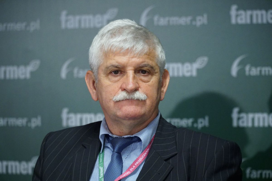 Prof. Marek Korbas z IOR PIB podczas V konferencji Farmera Narodowe Wyzwania w Rolnictwie, fot. Michał Oleksy 
