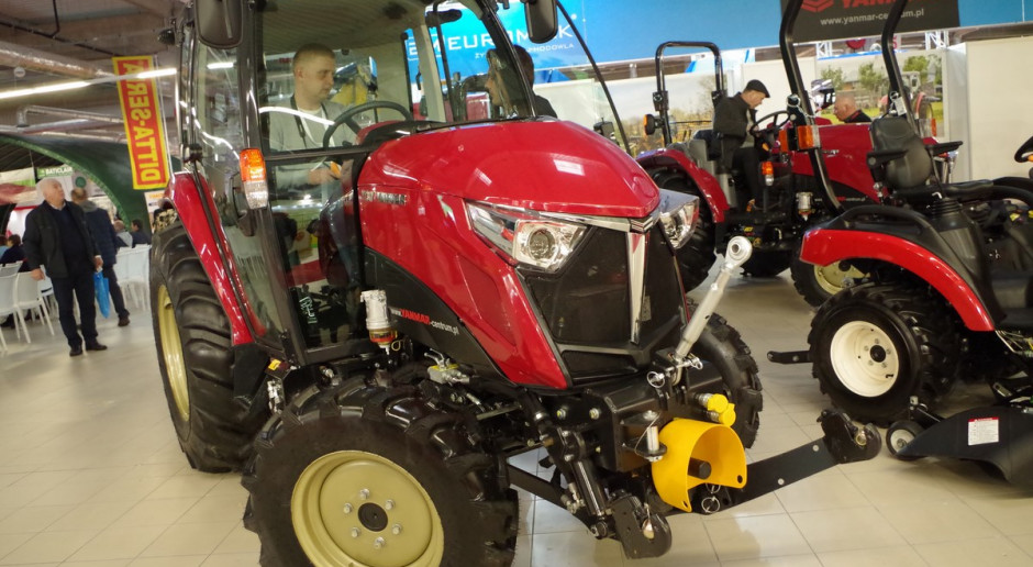 Yanmar YT347 z kabiną na Centralnych Targach Rolniczych; Fot. GS Yanmar YT347 – solidna propozycja dla specjalistów