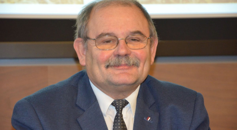 Prof. Tadusz Michalski, prezes PZPK podczas konferencji, fot. M. Tyszka Prof. Michalski: Rekordowa powierzchnia uprawy kukurydzy