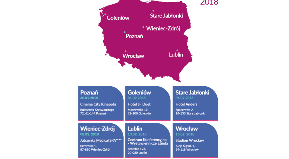 Konferencje Zimowe Syngenta 2018 w sześciu lokalizacjach w całej Polsce