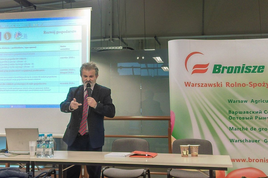 Krzysztof Szumski, dyrektor MODR O/Bielice, podczas wczorajszego szkolenia; fot. MP