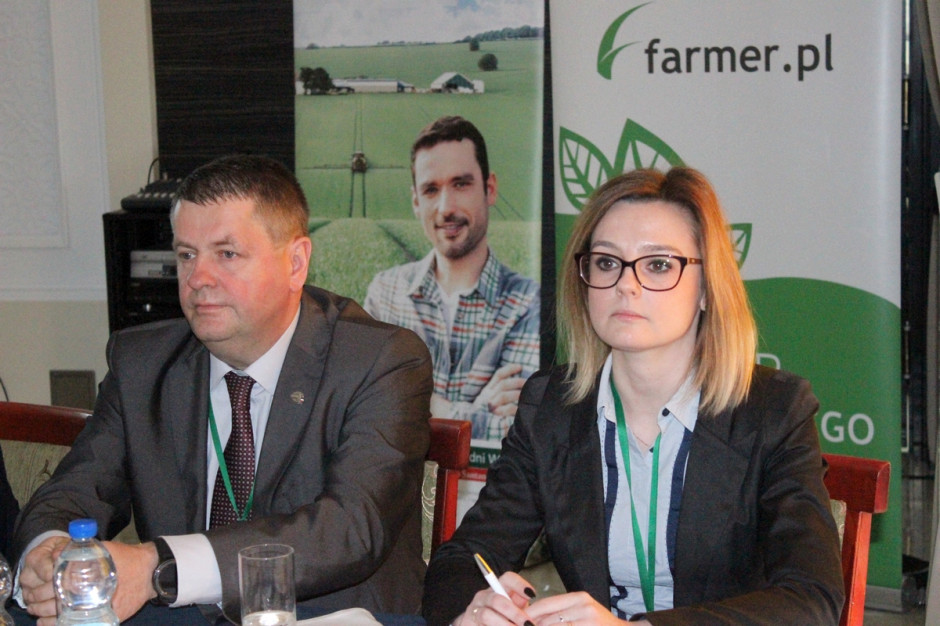 Mirosław Borowski i Dorota Śmigielska podczas debaty Farmera mówili o polskim i europejskim rynku mleka,fot. WD