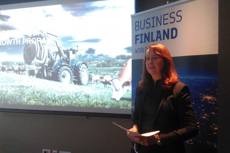 Elina Puszkarzewicz, Dyrektor Agrotechnology from Finland, programu promującego fińskie technologie rolnicze na świecie. fot. I. Dyba