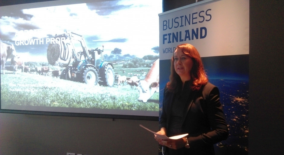 Elina Puszkarzewicz, Dyrektor Agrotechnology from Finland, programu promującego fińskie technologie rolnicze na świecie. fot. I. Dyba Fińskie rozwiązania dla polskiego rolnictwa
