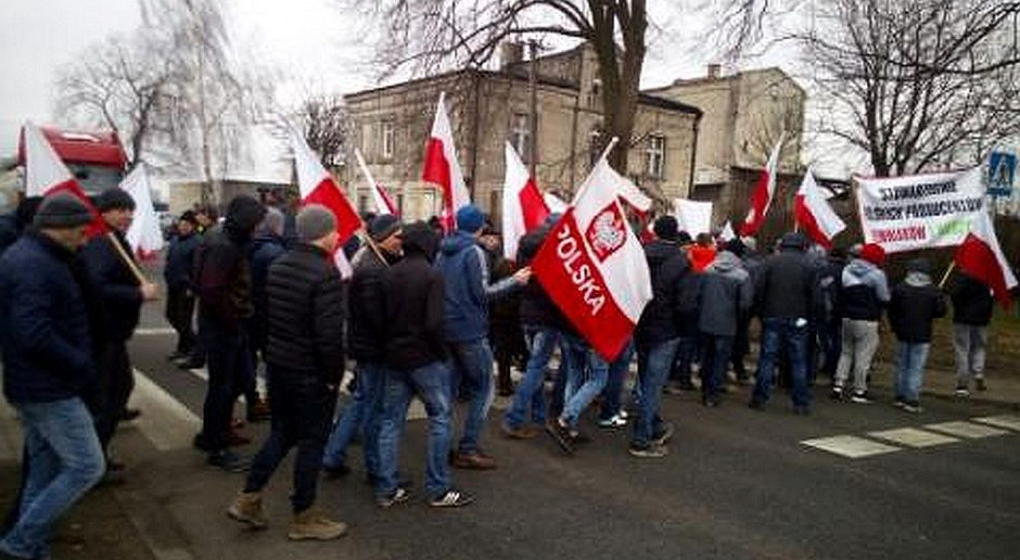 foto: Unia Ziemniaczano-Warzywna Kolejny rolniczy protest pod Sieradzem. Jutro rozmowy w MRiRW