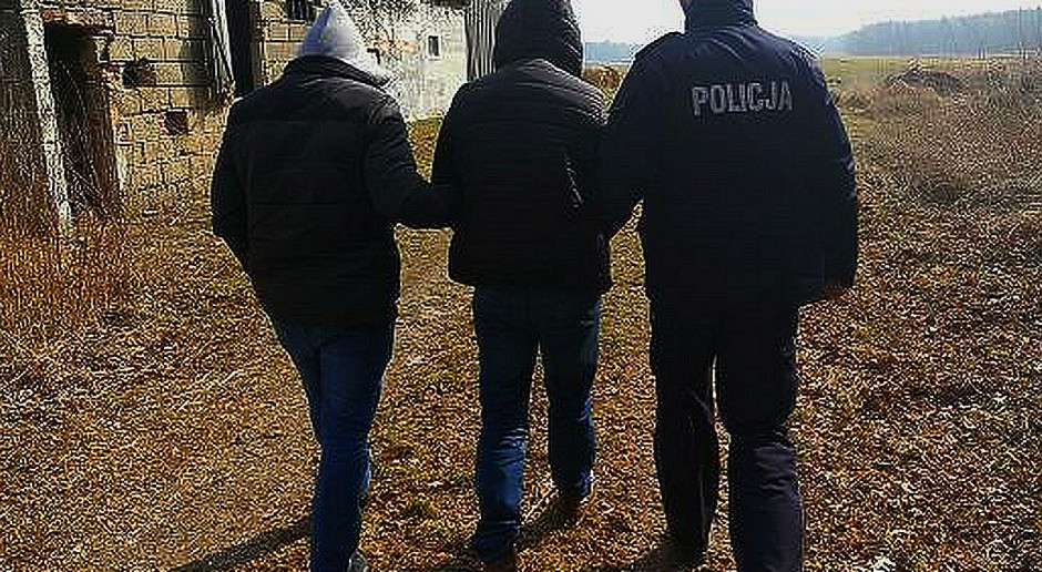 Fot. Policja Zatrzymano podejrzanego o serię podpaleń pod Złoczewem