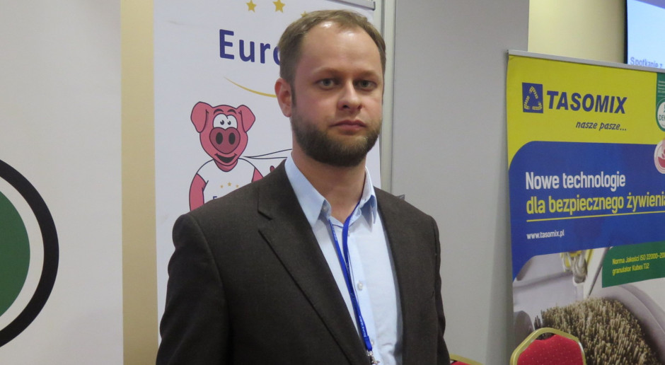 Rafał Moczkowski, właściciel firmy Europig. fot. I. Dyba Szef Europig: Potrafimy znaleźć odbiorców na polskie warchlaki