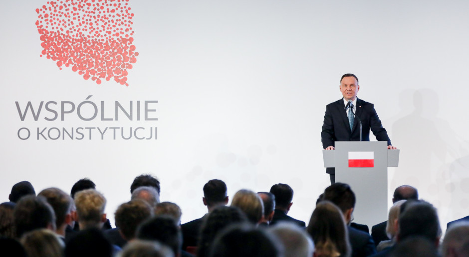 Prezydent Andrzej Duda podczas otwarcia konferencji; fot. www.prezydent.pl Jakub Szymczuk/KPRP W Konstytucji będzie zapis, że rolnictwo i wieś są szczególnie chronione przez państwo?