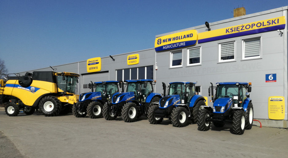 Od kwietnia 2018 r PW Księżopolski oferuje pełną gamę maszyn i urządzeń marki New Holland; fot. Materiałyprasowe New Holland z nowym dealerem
