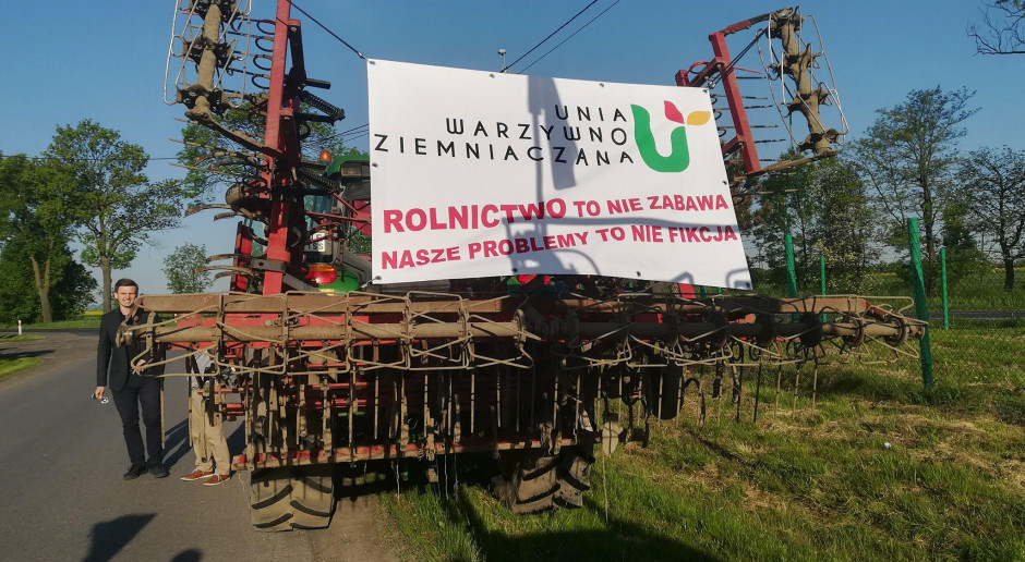 Fot. R. Kobus Wielkopolska: Protestujący rolnicy chcą przyjazdu do nich premiera albo ministra rolnictwa