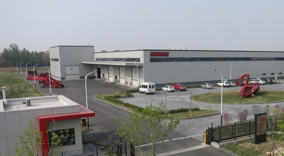 Chiny mają ponad 5 milionów hektarów ziemniaków i są największym ich producentem na świecie, co stwarza pole do rozwoju także dla europejskich producentów, fot. materiały prasowe Grimme otwiera fabrykę w Chinach