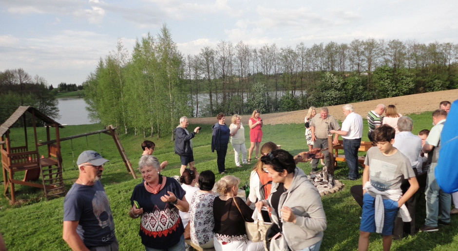 Podczas pikniku, fot. org. imprezy Podlaskie smaki w „Spiżarni Suwalskiej”