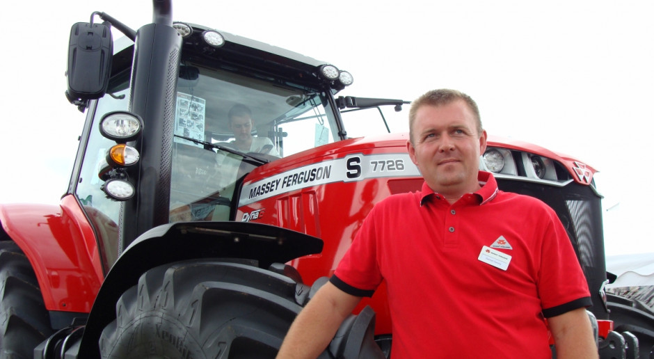 Damian Świeży, właściciel firmy RolDam-Serwis, będącej dealerem marki Massey Ferguson w sieci sprzedaży AGCO, fot. ArT Nowy dealer Massey Fergusona: Nasza oferta jest bogata i kompletna
