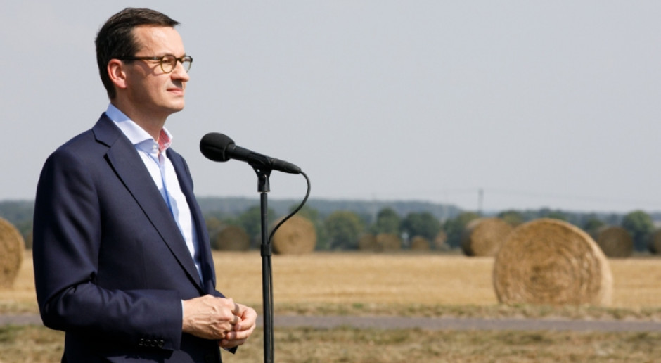 Premier chwalił polską żywność na spotkaniu z rolnikami w Bieżyniu
