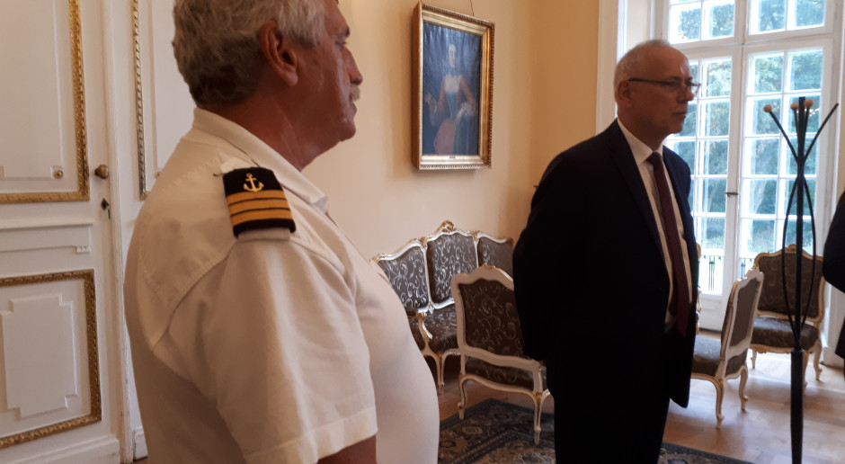 Od lewej: Zbigniew Szumera prezes Stowarzyszenie na Rzecz Promocji i Rozwoju Zalewu Zegrzyńskiego, Edward Trojanowski prezes LGD Partnerstwo Zalewu Zegrzyńskiego LGD Partnerstwo Zalewu Zegrzyńskiego: Razem można więcej