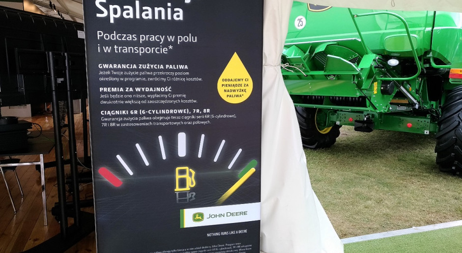 fot. GS John Deere zwróci ci za paliwo, czyli "Gwarancja spalania"
