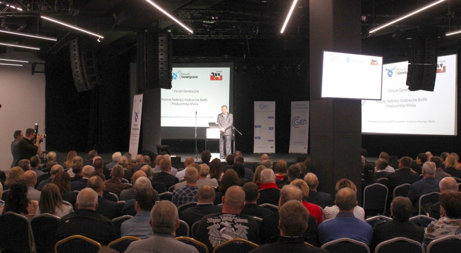 I Forum Genetyczne zgromadziło wielu zainteresowanych hodowlą bydła, fot.Ł.Ch. O postępach w hodowli bydła na I Forum Genetycznym