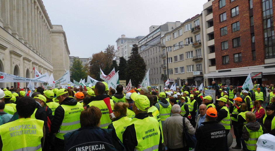 fot. I.Dyba Inspekcja Weterynaryjna nie wyklucza zaostrzenia protestu