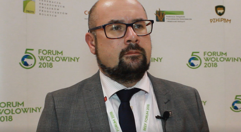 Jacek Zarzecki prezes Polskiego Związku Hodowców i Producentów Bydła Mięsnego fot. farmer.pl Prezes PZHiPBM: Sam jestem hodowcą i widzę wzrost opłacalności hodowli bydła mięsnego