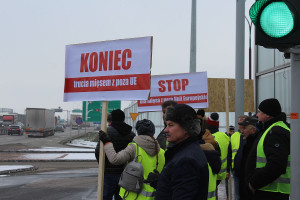 Tak protestowali w Siewierzu polscy producenci drobiu (Relacja i galeria)