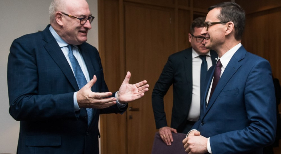 Fot. Filip Błażejowski / KPRM Morawiecki przekonuje, że następny budżet UE będzie dobry dla Polski