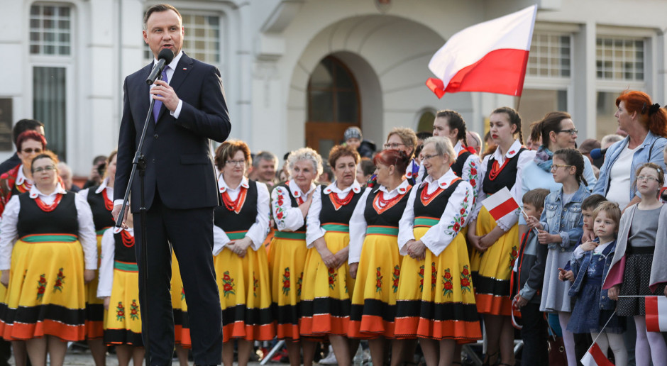 Wizyta w woj. zachodniopomorskim; fot. prezydent.pl Prezydent w Świdwinie: chciałbym, żeby Polska była w sposób równy rozwinięta