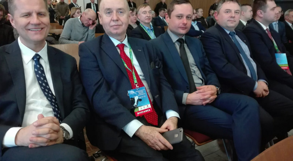 Bogdan Drechna (pierwszy z lewej) podczas wystawy w 2018 roku Rolnik ma prawo wymagać od Elewarru godziwej, rynkowej zapłaty