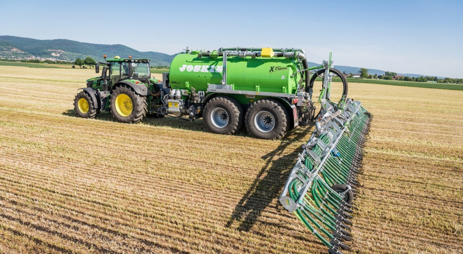 John Deere Manure Sensing pozwala dozować azot, fosfor i potas precyzyjnie w oparciu o zadaną lub maksymalną dawkę w kg/ha, fot. materiały prasowe John Deere zdobywa prestiżową nagrodę