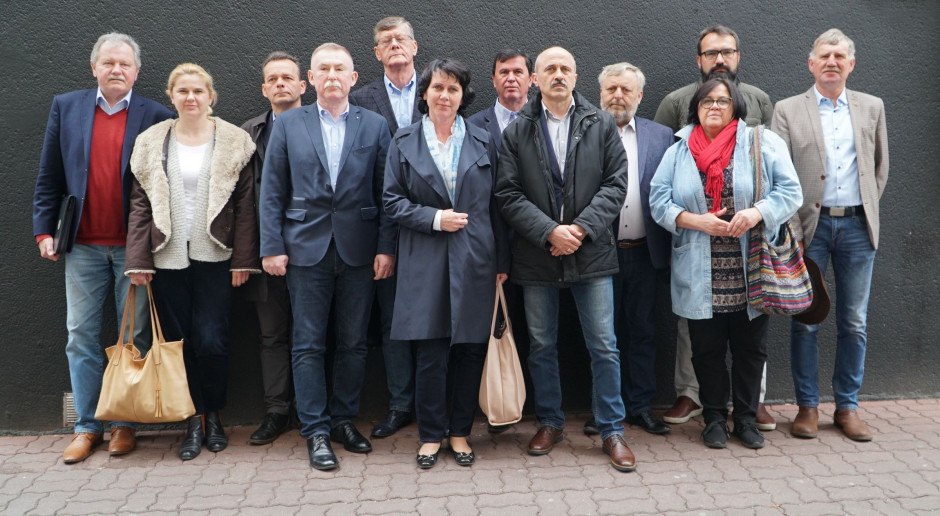 Przedstawiciele hodowców, zrzeszonych w związkach branżowych. fot. I.Dyba Ucięcie dotacji na postęp biologiczny to likwidacja polskiej hodowli