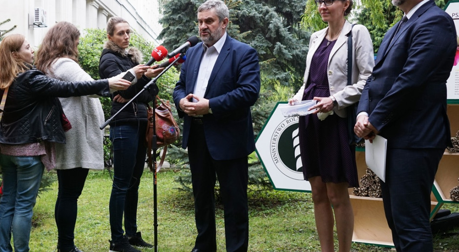 Fot. MRiRW Ardanowski: do pszczelarzy trafią środki z funduszu promocji rzepaku i roślin białkowych