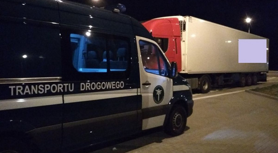 Podwójna załoga tira z Turcji znalazła sposób na to, jak uniknąć postojów w drodze, fot. WITD Gorzów Wlkp. Turecki ekspres z czereśniami