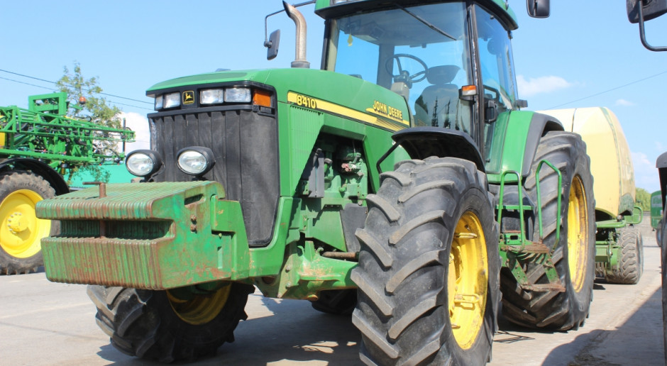 Liderem rynku wtórnego jest marka John Deere; fot. KW Spadek sprzedaży używanych ciągników w I półroczu 2019 r.
