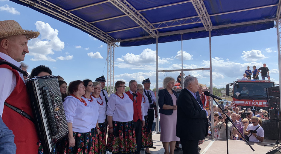 Fot. Twitter/Prawo i Sprawiedliwość Jarosław Kaczyński zapowiada nowy program rolny