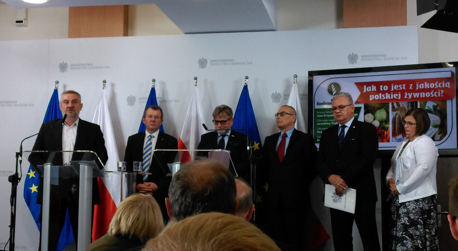 Podczas dzisiejszej konferencji; fot. MP Czy polska żywność jest zła?