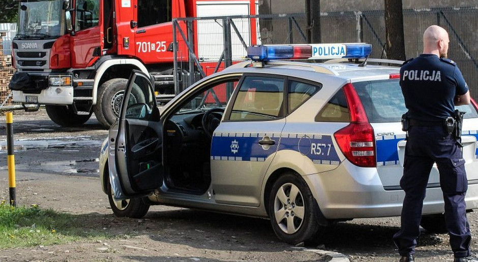 Samochód, ciągnik i kombajn zderzyły się na Opolszczyźnie, fot. Policja Karambol z udziałem auta, kombajnu i traktora