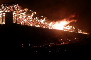 Pożar chlewni na Podlasiu - spłonęły świnie