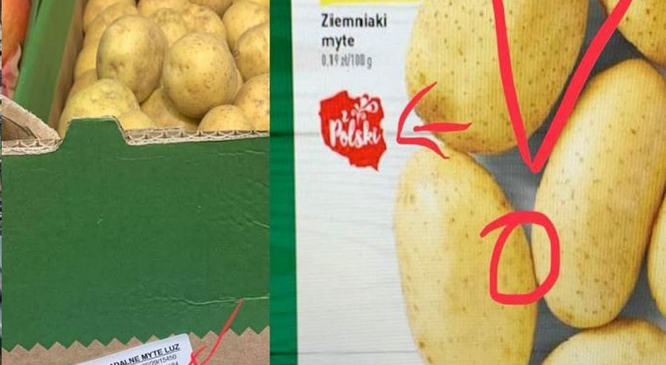 Ziemniaki z Niemiec były sprzedawane jako polskie - ujawniła AGROunia, fot. AGROunia AGROunia walczy z nieuczciwą konkurencją. Chce pozwać Biedronkę