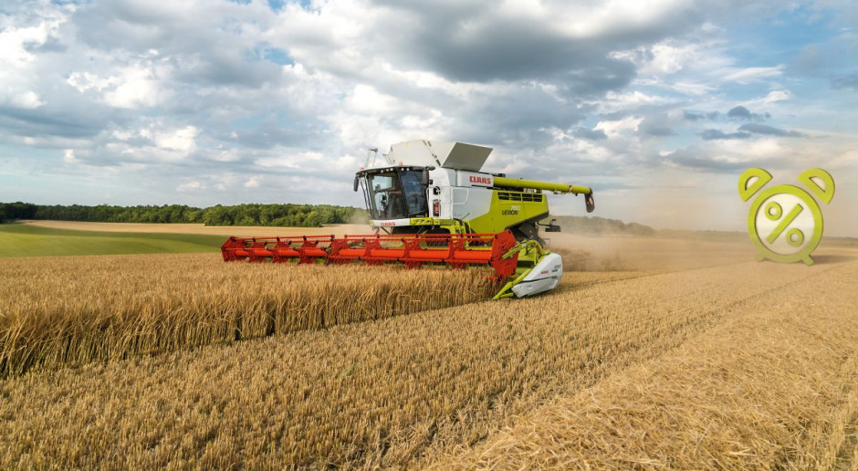 W ramach akcji "Przedsmak" oferowane są maszyny wykorzystywane sezonowo, np. kombajny, prasy, sieczkarnie, fot. Claas Claas Polska z akcją "Przedsmak" po raz dziesiąty!