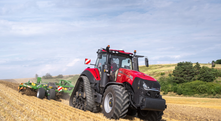 Na rynku europejskim pierwsze ciągniki Case Magnum AFC Connect pojawią się w połowie bieżącego roku. fot. mat. prasowe Case IH z nagrodą innowacyjności ASABE 2020